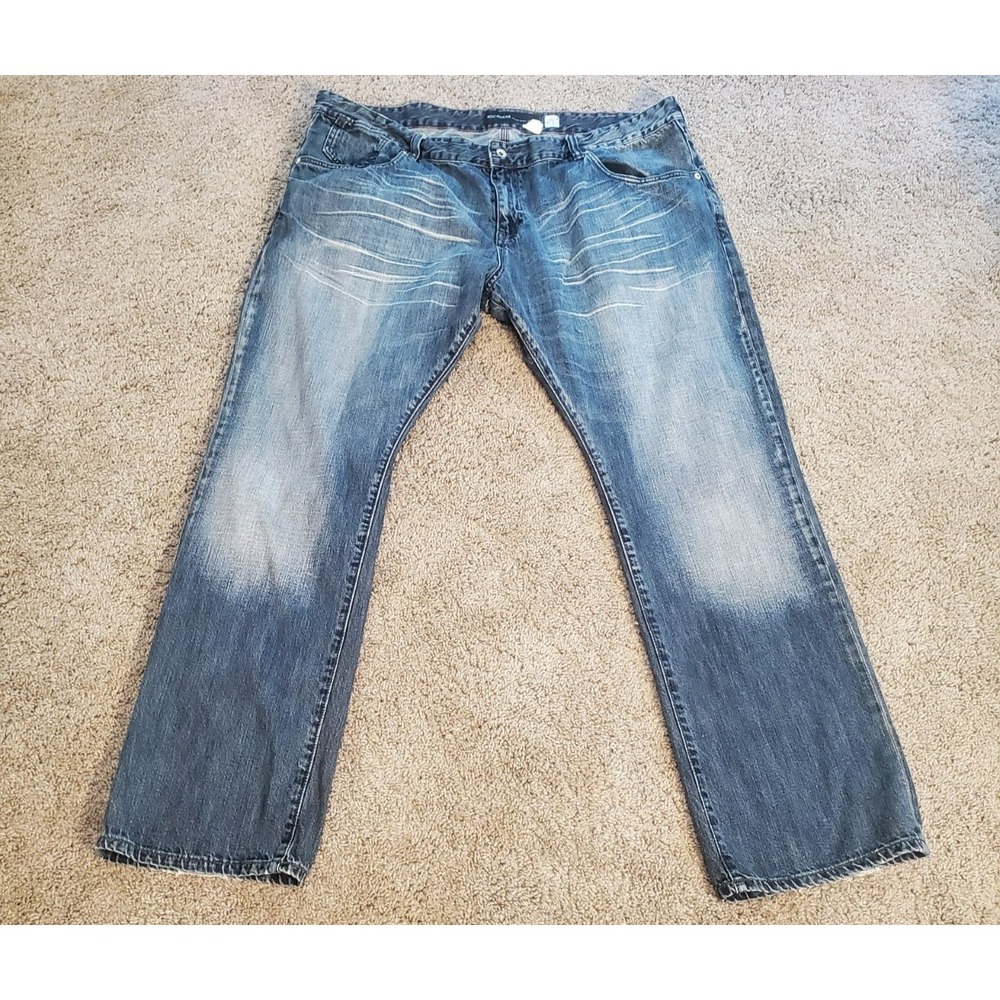 Rocawear Jeans Mens 42 X 34 Slim Fit Distressed Denim Jeans Y2K